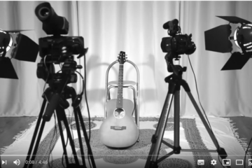 Cameras and a guitar