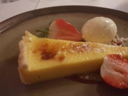 Dining experience at Arroyo Hondo - dessert