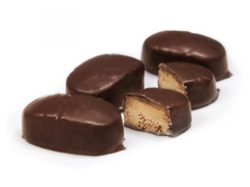 Chocolate flavoured polvorón